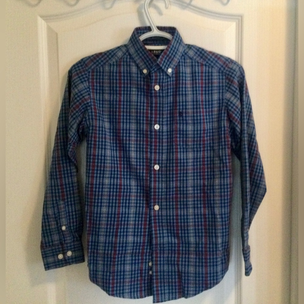 Izod button down shirt - Boys M 10-12